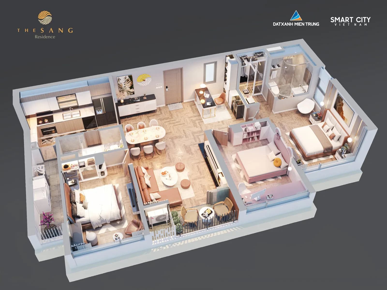 Mặt bằng căn hộ 3