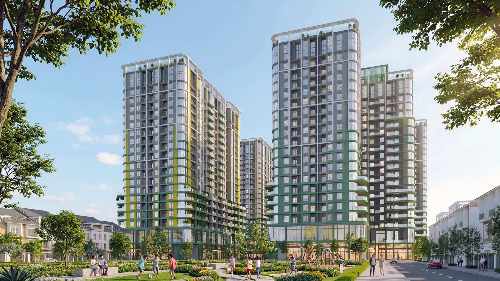 Dự án FourS Tower tọa lạc tại giao lộ Nguyễn Phước Lan - Minh Mạng, TP. Đà Nẵng.