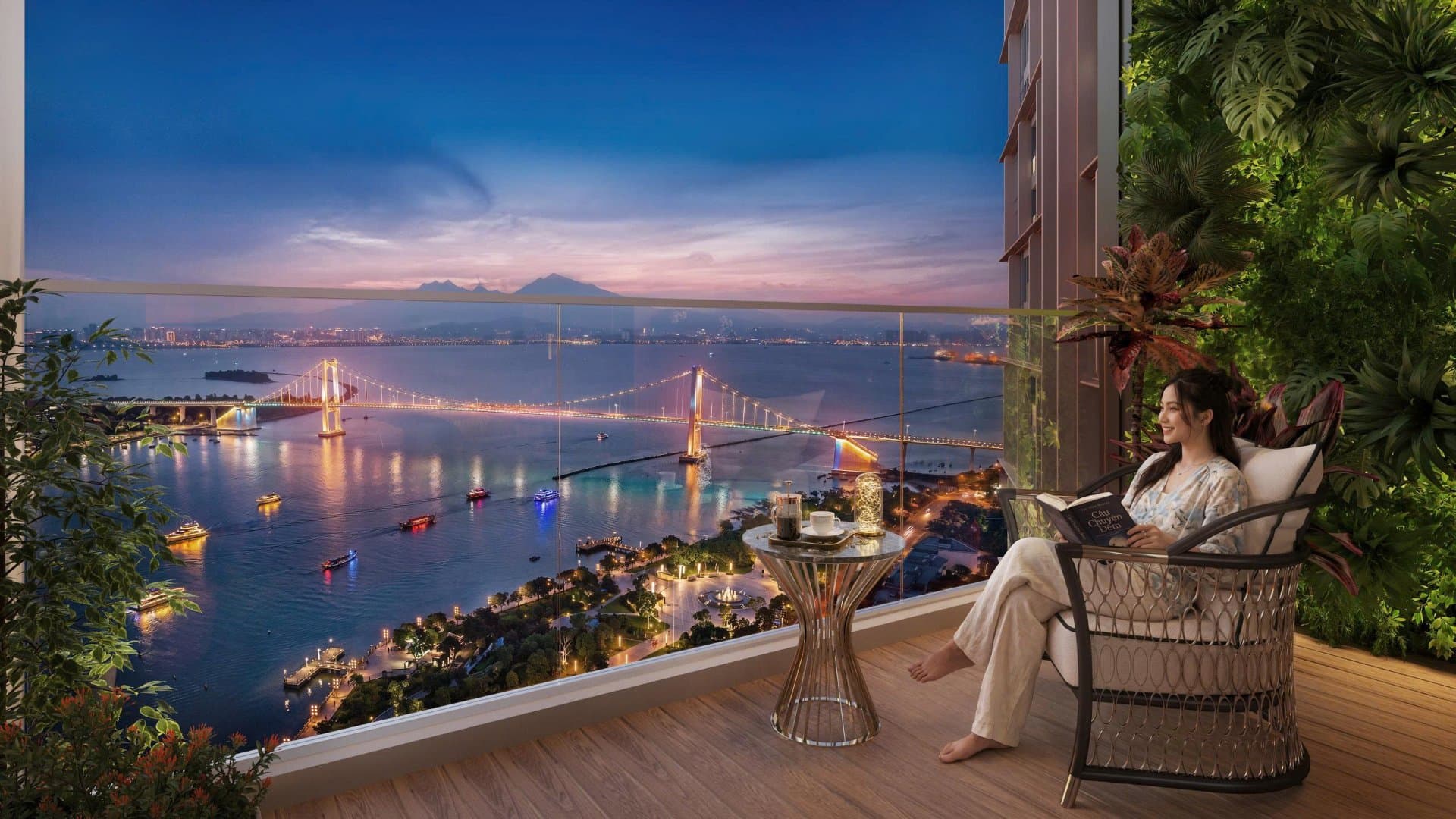 Không gian sống độc bản của cư dân tinh hoa. Ảnh: Sun Property.