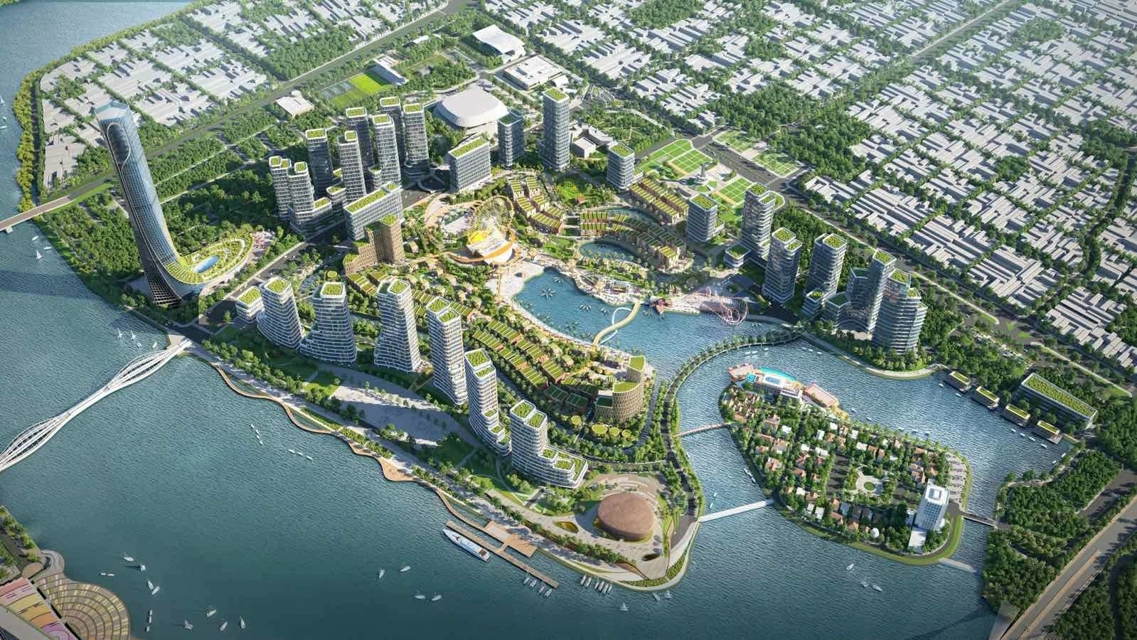 Đà Nẵng Downtown được kỳ vọng sẽ trở thành một trong những biểu tượng của thành phố. Ảnh: Sun Propety.