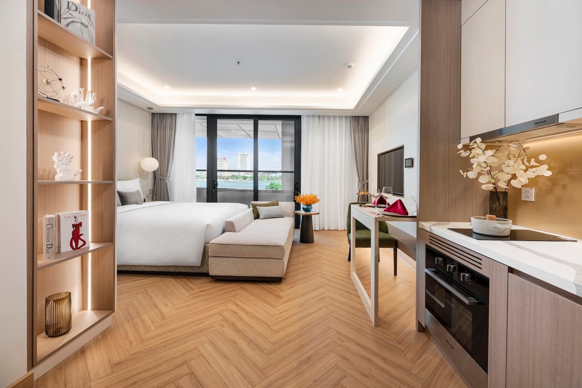 Phối cảnh căn hộ thương mại dịch vụ của Sun Group. Ảnh: Sun Property
