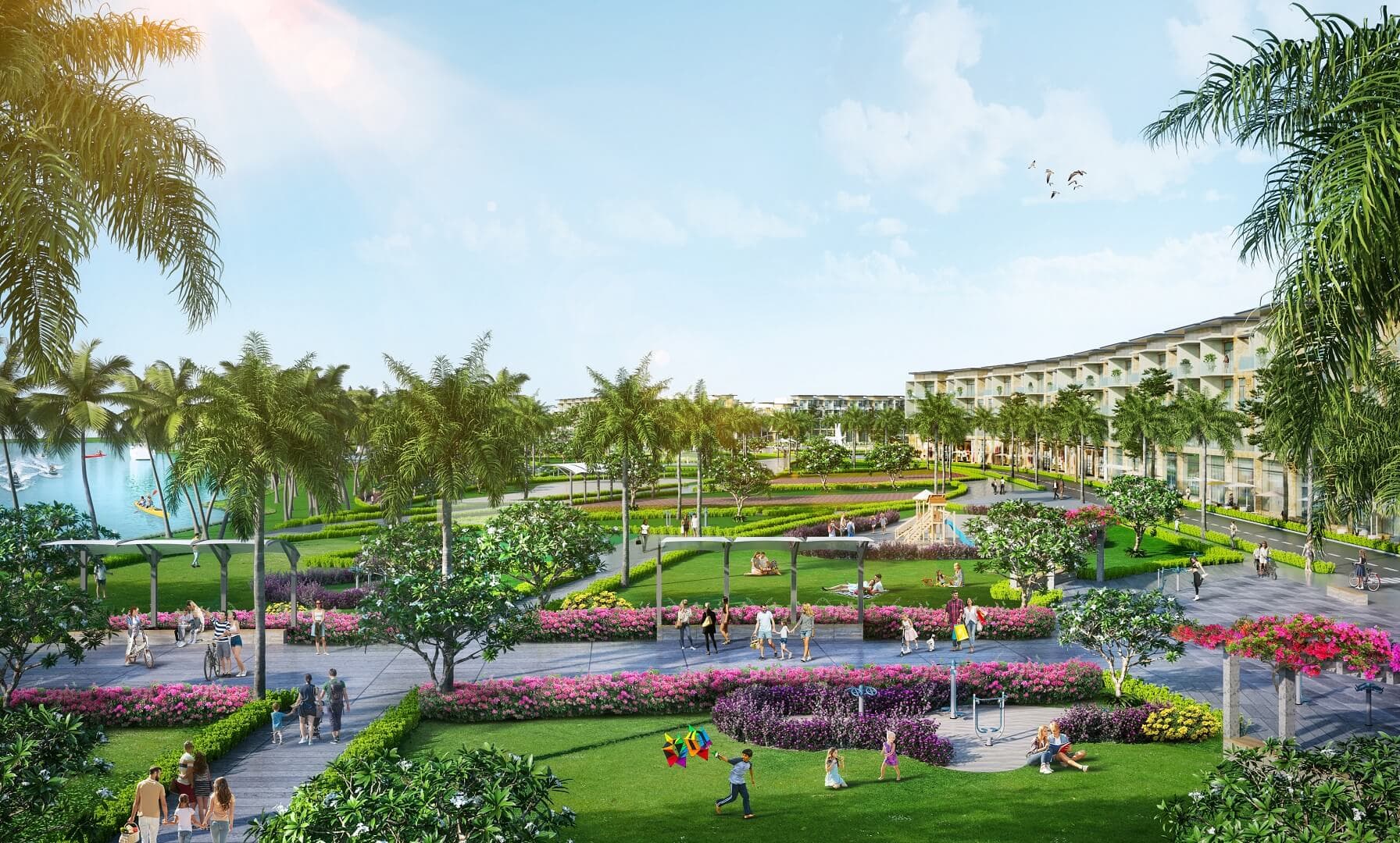 Dự án nằm trong hệ sinh thái Sun Riverpolis. Ảnh: Sun Property.
