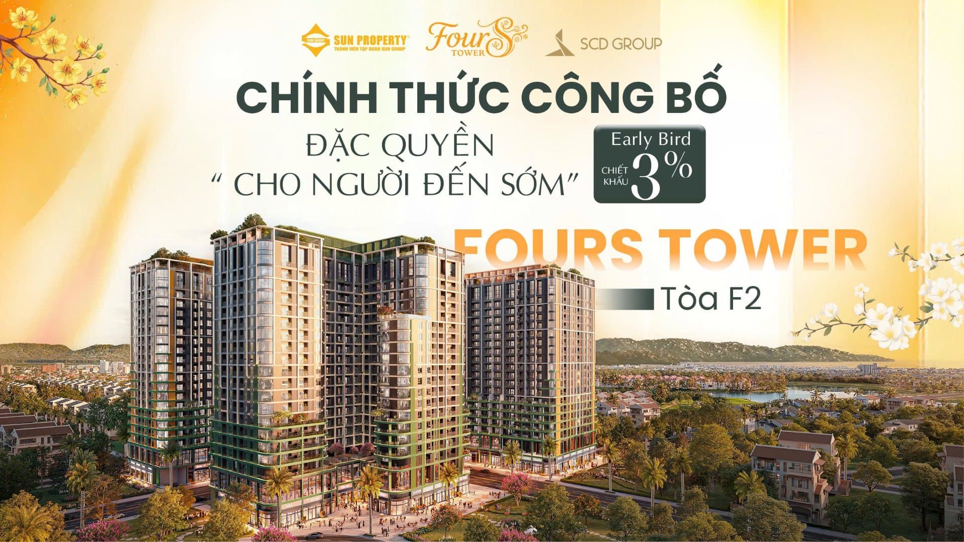 FourS Tower F2 chính thức công bố ưu đãi Early Bird 3% – Đặc quyền cho khách hàng đến sớm