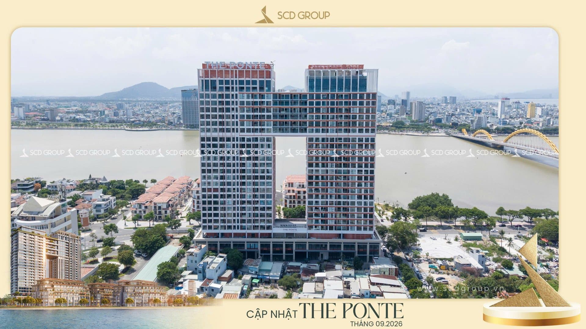 Cập nhật tiến độ Sun Ponte Residence tháng 09/2026