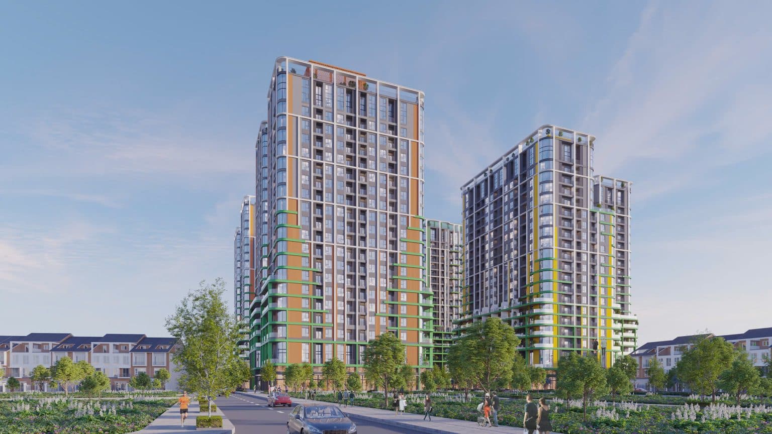 Dự án FourS Tower tại trung tâm Nam Hòa Xuân. Ảnh: Sun Property.