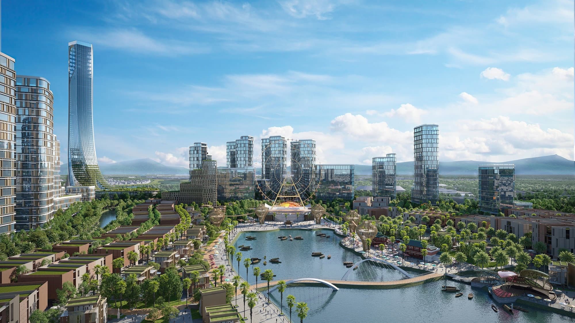 Siêu tổ hợp Da Nang Downtown sẽ trở thành tâm điểm du lịch trong thời gian tới. Ảnh: Sun Property.