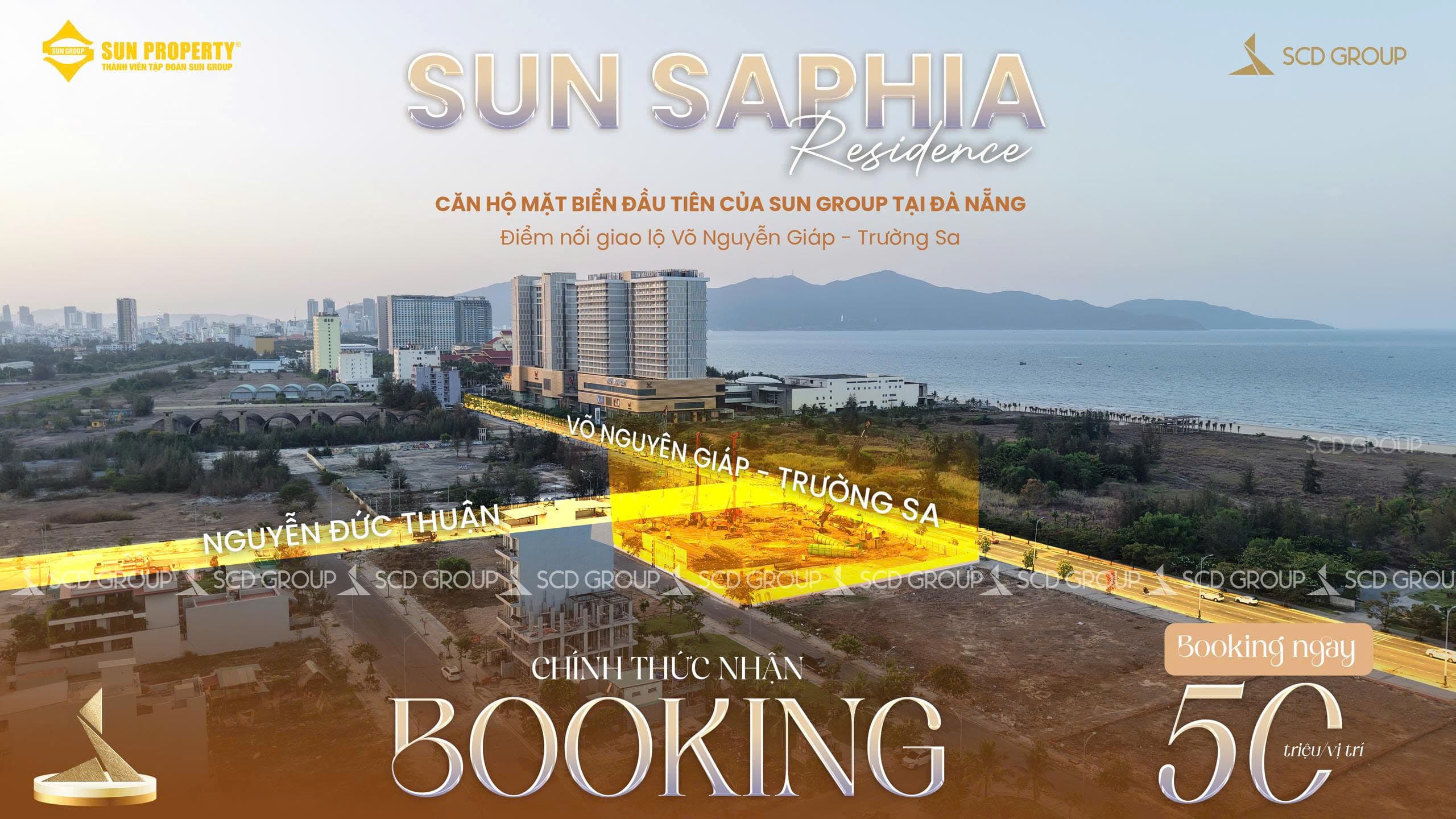 Vị trí đắt địa của dự án Sun Saphia Residence